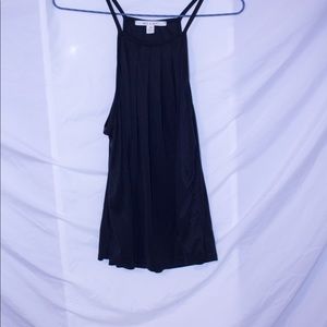 Black flowy tunic top